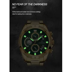 NAVIFORCE - Luxus-Sportuhr - Quarz - wasserdicht - Edelstahl