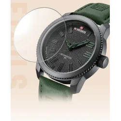 NAVIFORCE – Militär-Sportuhr – Quarz – wasserdicht – Lederarmband – braun