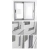 Dichtungsstreifen für Fenster / Türen - selbstklebend - schalldicht - wasserdicht - Nylonschaum