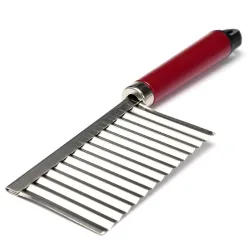 Kartoffelschneider - Pommes-Maker - gebogene Chips - Edelstahlmesser