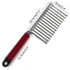 Potato cutter - fries maker - curved chips - stainless steel knifeSteel