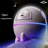 Ultrasonic air humidifier - essential oils diffuser - spaceship / astronaut - LED - USB - 220mlHumidifiers
