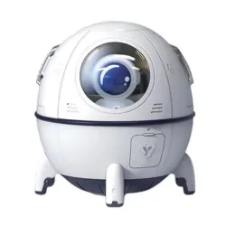 Ultraschall-Luftbefeuchter – Diffusor für ätherische Öle – Raumschiff/Astronaut – LED – USB – 220 ml