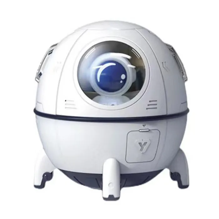 Ultrasonic air humidifier - essential oils diffuser - spaceship / astronaut - LED - USB - 220mlHumidifiers