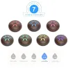 Ultrasonic air humidifier - essential oils diffuser - wood grain - LED - 500 mlHumidifiers