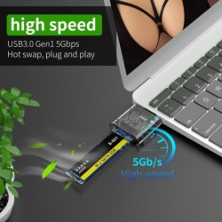 M2 SSD-Gehäuse – M.2 auf USB 3.0 – SATA NGFF Caddy HDD-Karte