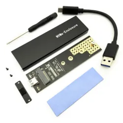 Duales Protokoll – M2-SSD-Gehäuse – USB-C-zu-USB-A-Kabel – USB 3.1