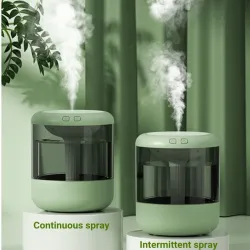 Ultrasonic air humidifier - essential oils diffuser - LED - USB - 1200 mlHumidifiers