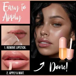 Lips volumizing lipstick - lip gloss - day / night serumLipsticks