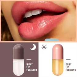 Lips volumizing lipstick - lip gloss - day / night serumLipsticks