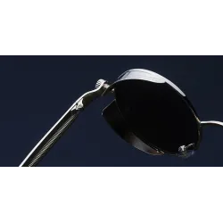 Round metal sunglasses - steampunk / gothic style - UV400 - unisexSunglasses