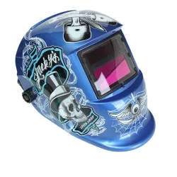 Auto darkening welding helmet - Solar - MIG - MMA - Lucky Speed GhostHelmets