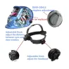 Auto darkening welding helmet - Solar - MIG - MMA - Lucky Speed GhostHelmets