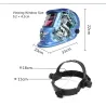 Auto darkening welding helmet - Solar - MIG - MMA - Lucky Speed GhostHelmets