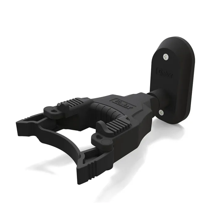 Wandmontierter Gitarrenhalter - mit automatischer Verriegelung