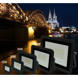 LED-Fluter - Außenreflektor - ultradünn - wasserdicht - 220V / 110V - 10W - 20W - 30W - 50W - 100W