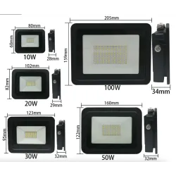 LED-Fluter - Außenreflektor - ultradünn - wasserdicht - 220V / 110V - 10W - 20W - 30W - 50W - 100W
