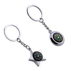 Mini-Taschenkompass - mit Schlüsselanhänger