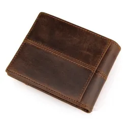 Elegante Herren Geldbörse - echtes Rindsleder