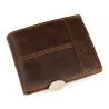 Elegante Herren Geldbörse - echtes Rindsleder