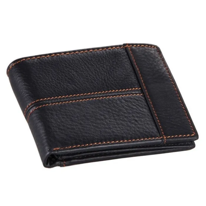 Elegante Herren Geldbörse - echtes Rindsleder