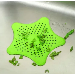 Filter für Küchenspüle aus Silikon - Sieb - Sternform