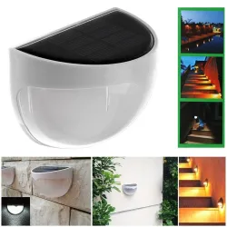 Solarbetriebene Gartenwandleuchte - wasserdicht - 6 LED