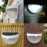 Solarbetriebene Gartenwandleuchte - wasserdicht - 6 LED