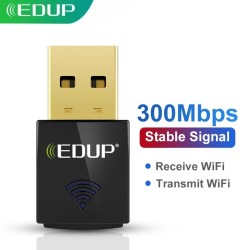 EDUP - 300Mbps - wireless nano USB 2.0 - network card - WiFi receiverNetwork