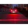 Autolaserlicht - Nebel- / Warnlicht - rote Linie - Sterne