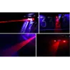Car laser light - fog / warning light - red line - starsTuning