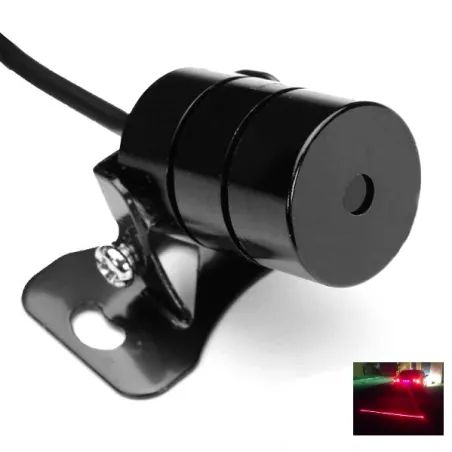 Car laser light - fog / warning light - red line - starsTuning