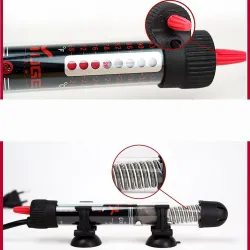 Warmwasserbereiter für Aquarien - mit Thermometer - einstellbar - 25 W - 50 W - 100 W - 200 W - 300 W