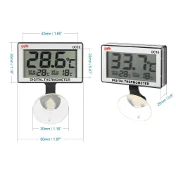 Warmwasserbereiter für Aquarien - mit Thermometer - einstellbar - 25 W - 50 W - 100 W - 200 W - 300 W