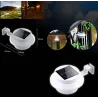 Lampa ogrodowa zasilana energią słoneczną - LED - wodoodporna