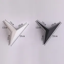 Modern LED wall lamp - triangle design - aluminum - 3W - 220VWall lights
