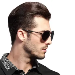 HDCRAFTER - Übergroße Vintage-Sonnenbrille - polarisiert - UV400