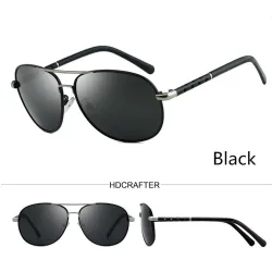 HDCRAFTER - Übergroße Vintage-Sonnenbrille - polarisiert - UV400