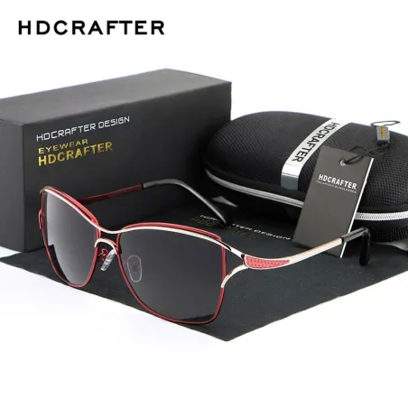 HDCRAFTER - Vintage cat eye sunglasses - polarized - UV400Sunglasses