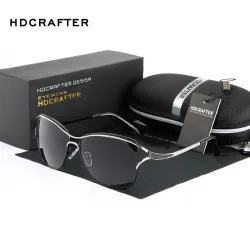 HDCRAFTER - Vintage Cat-Eye-Sonnenbrille - polarisiert - UV400