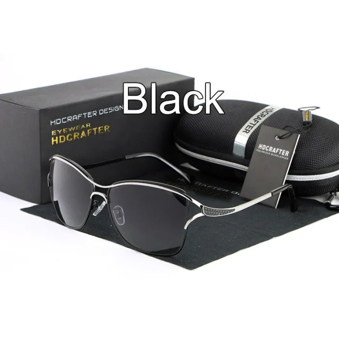 HDCRAFTER - Vintage Cat-Eye-Sonnenbrille - polarisiert - UV400