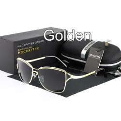 HDCRAFTER - Vintage Cat-Eye-Sonnenbrille - polarisiert - UV400
