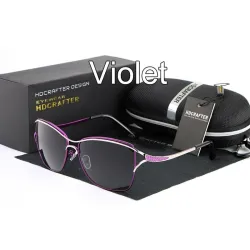 HDCRAFTER - Vintage Cat-Eye-Sonnenbrille - polarisiert - UV400