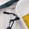 Kleine Umhängetasche aus Segeltuch - Schuhform