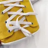 Kleine Umhängetasche aus Segeltuch - Schuhform