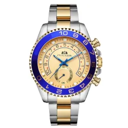 PAULARES - luxuriöse mechanische Uhr - Edelstahl