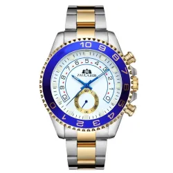 PAULARES - luxuriöse mechanische Uhr - Edelstahl