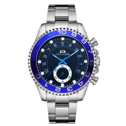PAULARES - luxuriöse mechanische Uhr - Edelstahl