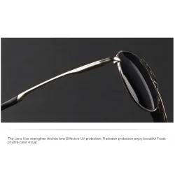 Modische Herrensonnenbrille - polarisiert - UV400