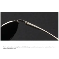 Modische Herrensonnenbrille - polarisiert - UV400